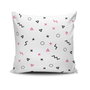Aberto Design NKLF-282 Funda de Cojín, 50% Algodón / 50% Poliéster, 43 x 43 cm, Cierre Cremallera Oculta